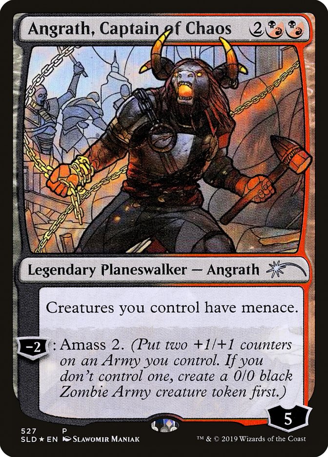 Angrath, Captain of Chaos (Stained Glass) [Secret Lair Drop Promos] | Enigma On Main