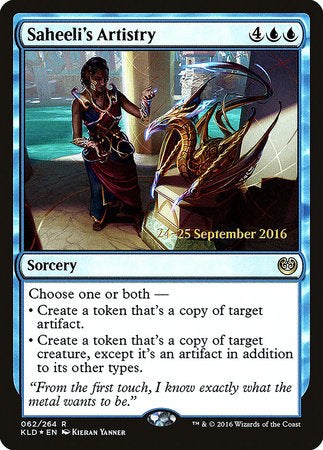 Saheeli's Artistry [Kaladesh Promos] | Enigma On Main