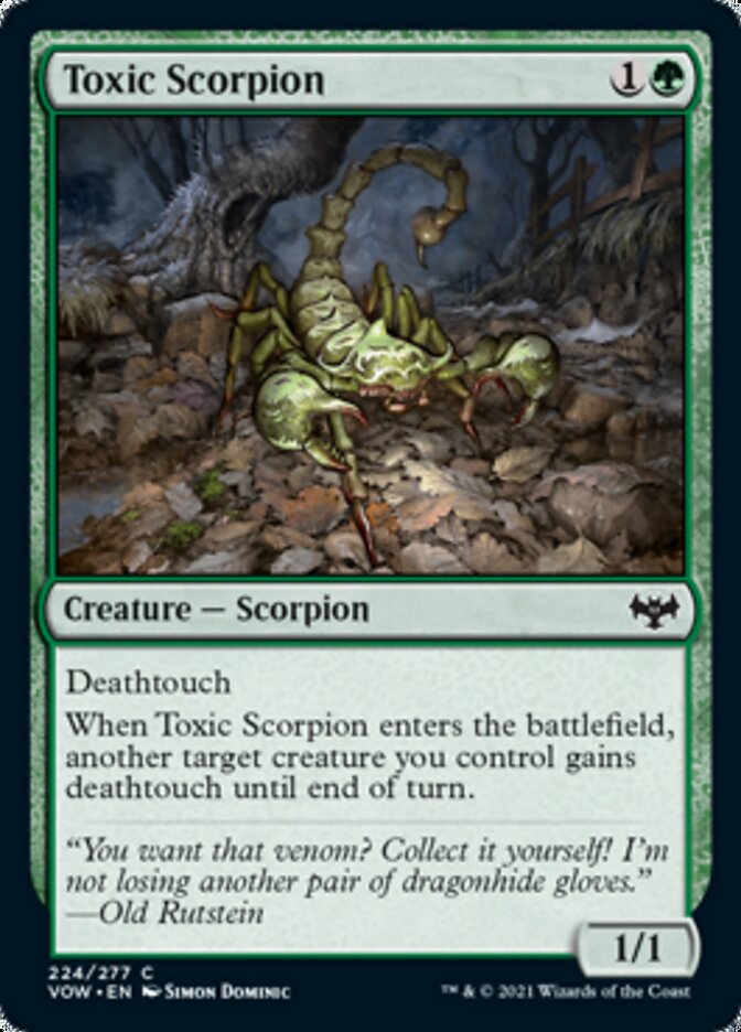Toxic Scorpion [Innistrad: Crimson Vow] | Enigma On Main