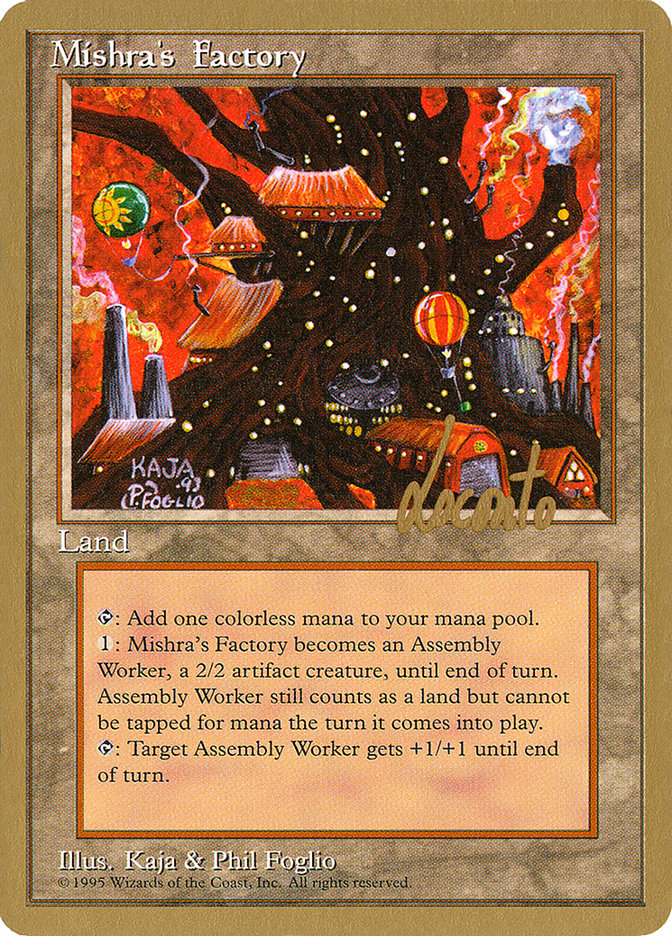 Mishra's Factory (Michael Loconto) [Pro Tour Collector Set] | Enigma On Main