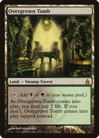 Overgrown Tomb [Ravnica: City of Guilds] | Enigma On Main
