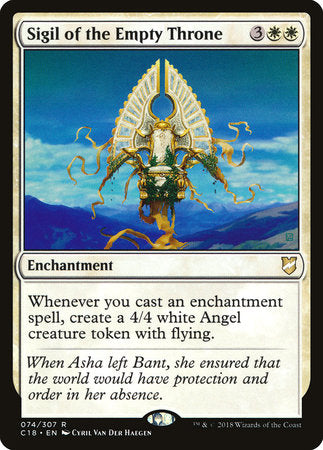 Sigil of the Empty Throne [Commander 2018] | Enigma On Main