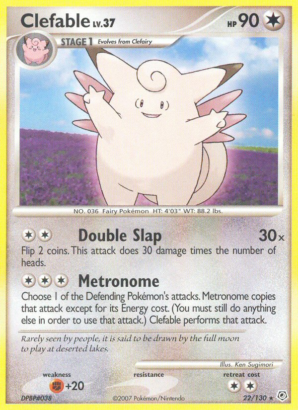 Clefable (22/130) [Diamond & Pearl: Base Set] | Enigma On Main