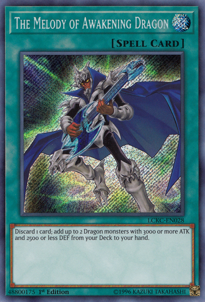 The Melody of Awakening Dragon [LCKC-EN028] Secret Rare | Enigma On Main