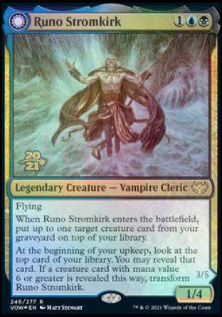 Runo Stromkirk // Krothuss, Lord of the Deep [Innistrad: Crimson Vow Prerelease Promos] | Enigma On Main