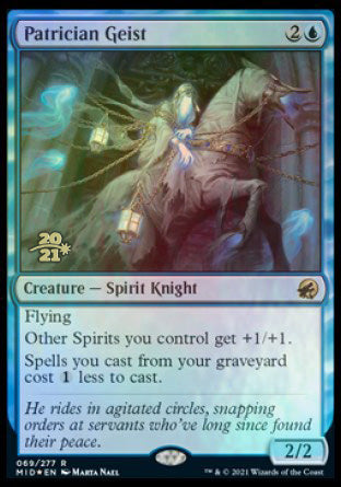 Patrician Geist [Innistrad: Midnight Hunt Prerelease Promos] | Enigma On Main