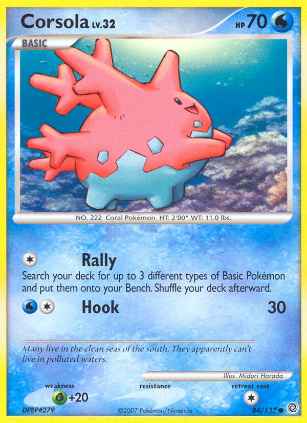 Corsola (84/132) [Diamond & Pearl: Secret Wonders] | Enigma On Main