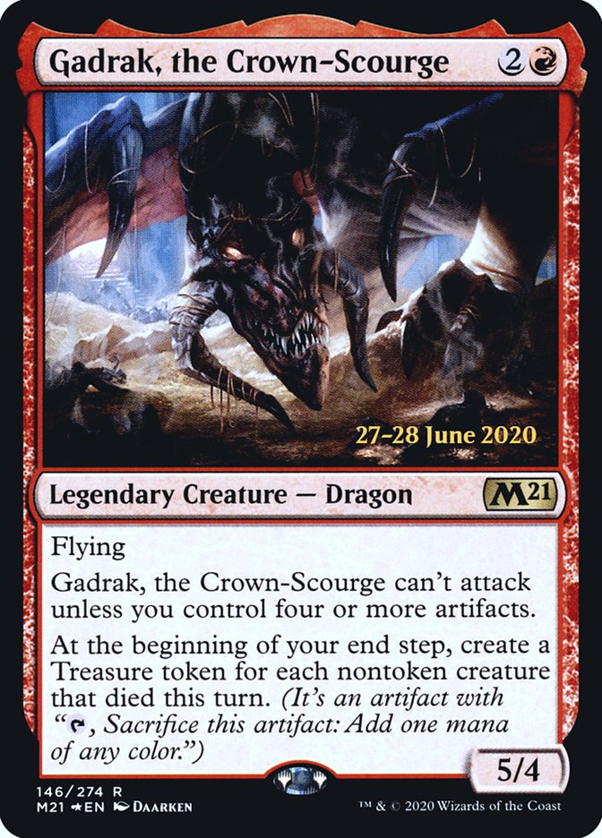 Gadrak, the Crown-Scourge  [Core Set 2021 Prerelease Promos] | Enigma On Main