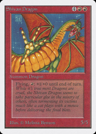 Shivan Dragon [Unlimited Edition] | Enigma On Main