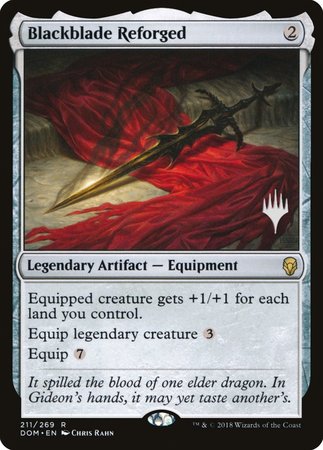 Blackblade Reforged [Dominaria Promos] | Enigma On Main