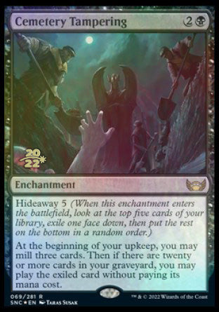 Cemetery Tampering [Streets of New Capenna Prerelease Promos] | Enigma On Main