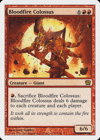 Bloodfire Colossus [Ninth Edition] | Enigma On Main