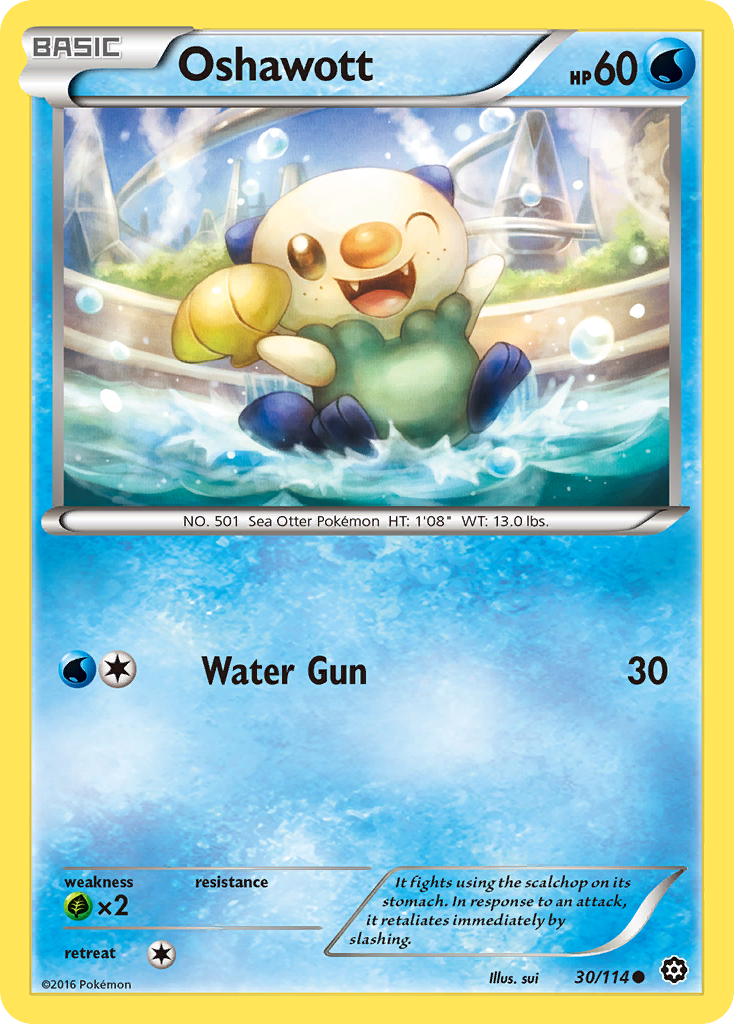 Oshawott (30/114) [XY: Steam Siege] | Enigma On Main