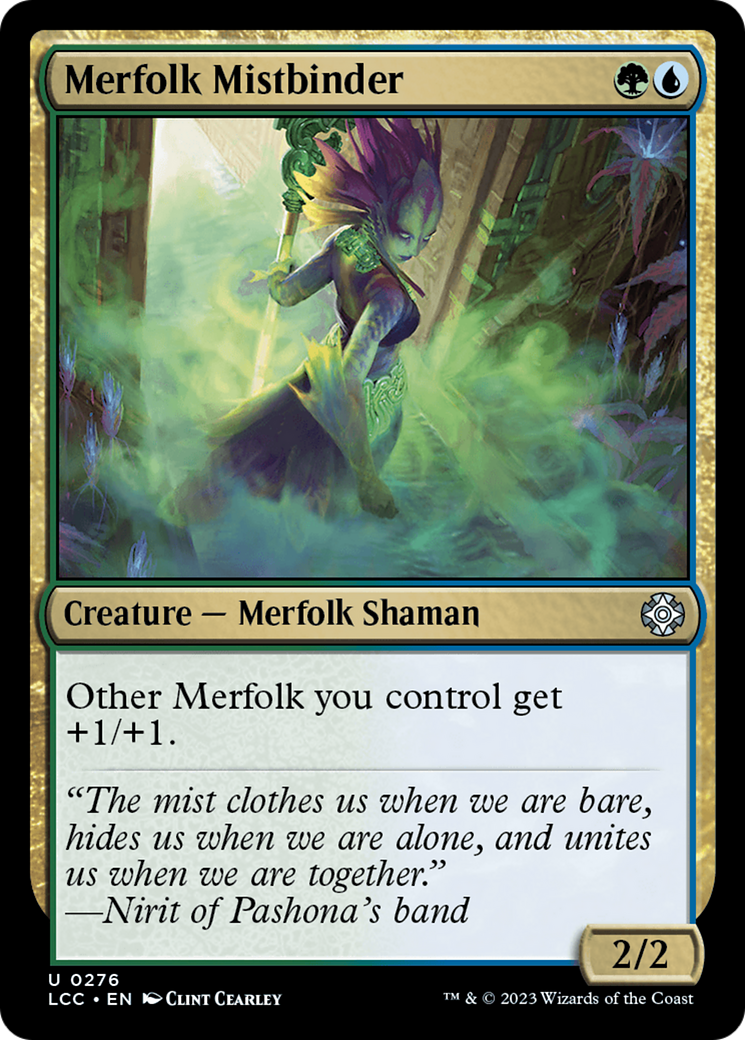 Merfolk Mistbinder [The Lost Caverns of Ixalan Commander] | Enigma On Main