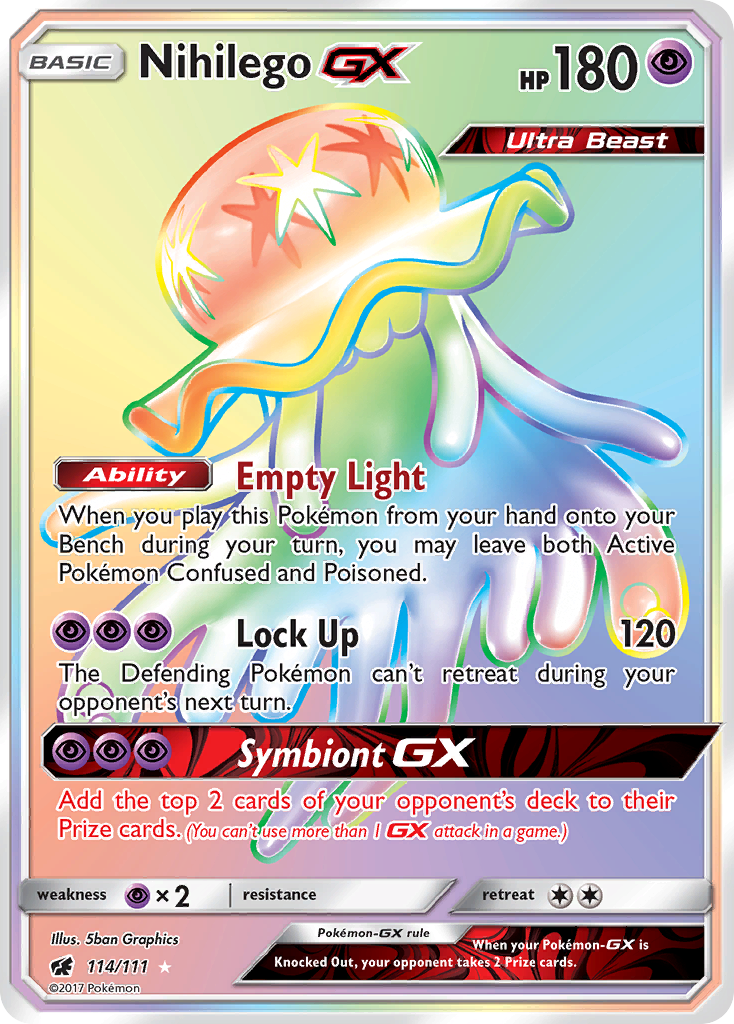 Nihilego GX (114/111) [Sun & Moon: Crimson Invasion] | Enigma On Main