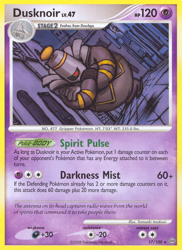 Dusknoir (17/100) [Diamond & Pearl: Stormfront] | Enigma On Main