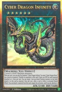 Cyber Dragon Infinity (Alternate Art) [MAGO-EN033] Gold Rare | Enigma On Main