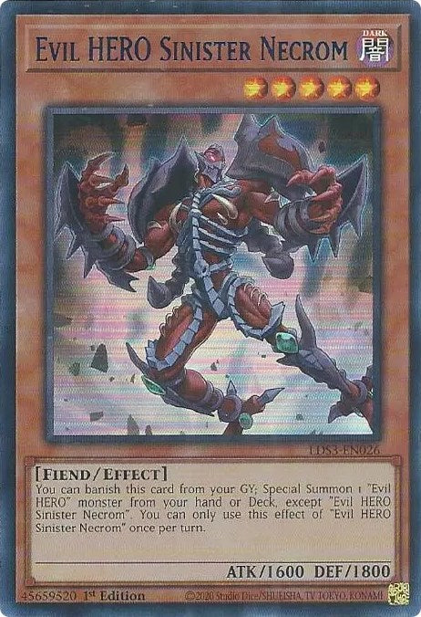 Evil HERO Sinister Necrom (Blue) [LDS3-EN026] Ultra Rare | Enigma On Main