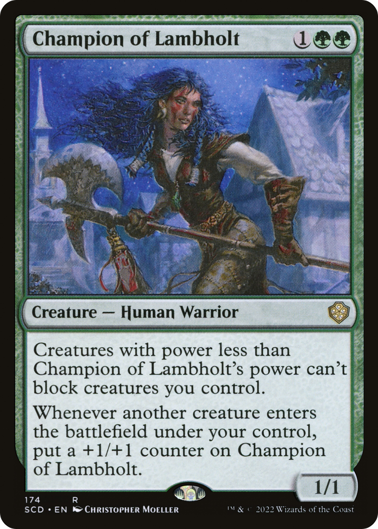 Champion of Lambholt [Starter Commander Decks] | Enigma On Main