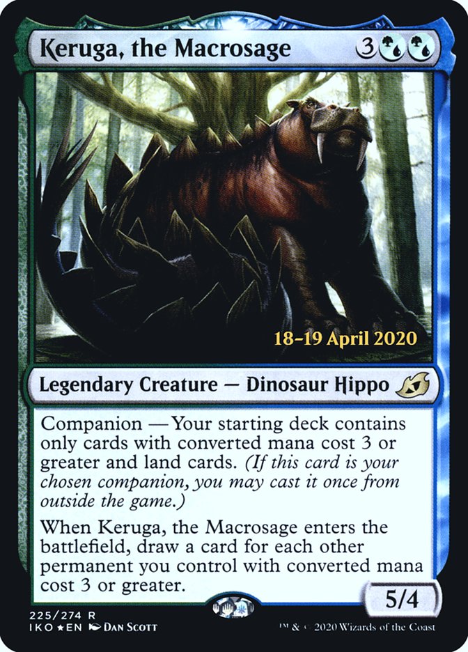 Keruga, the Macrosage  [Ikoria: Lair of Behemoths Prerelease Promos] | Enigma On Main