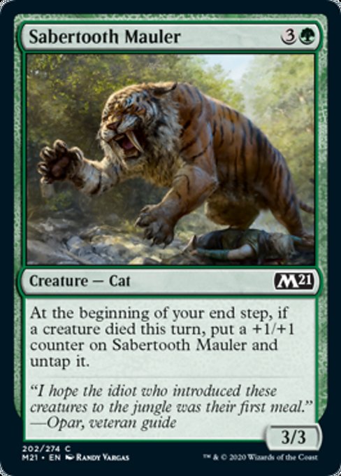 Sabertooth Mauler [Core Set 2021] | Enigma On Main