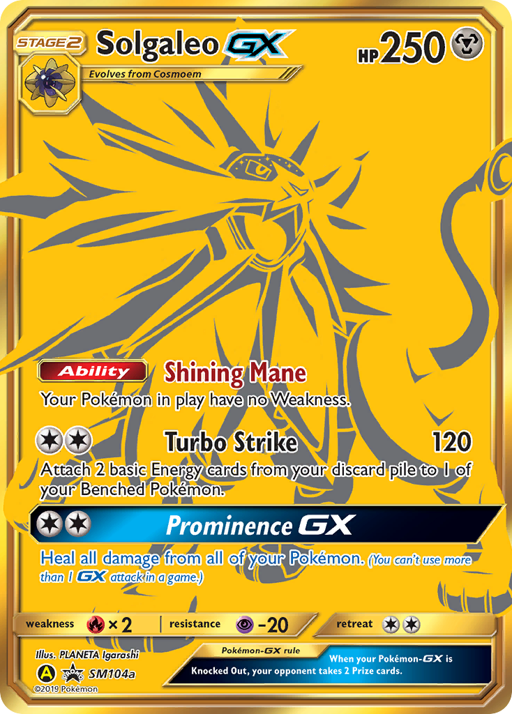 Solgaleo GX (SM104a) [Sun & Moon: Black Star Promos] | Enigma On Main