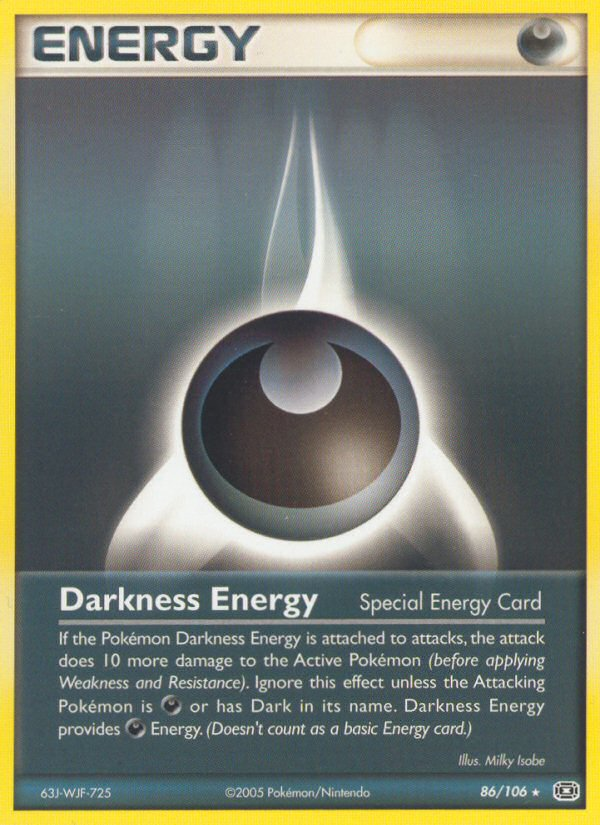 Darkness Energy (86/106) [EX: Emerald] | Enigma On Main