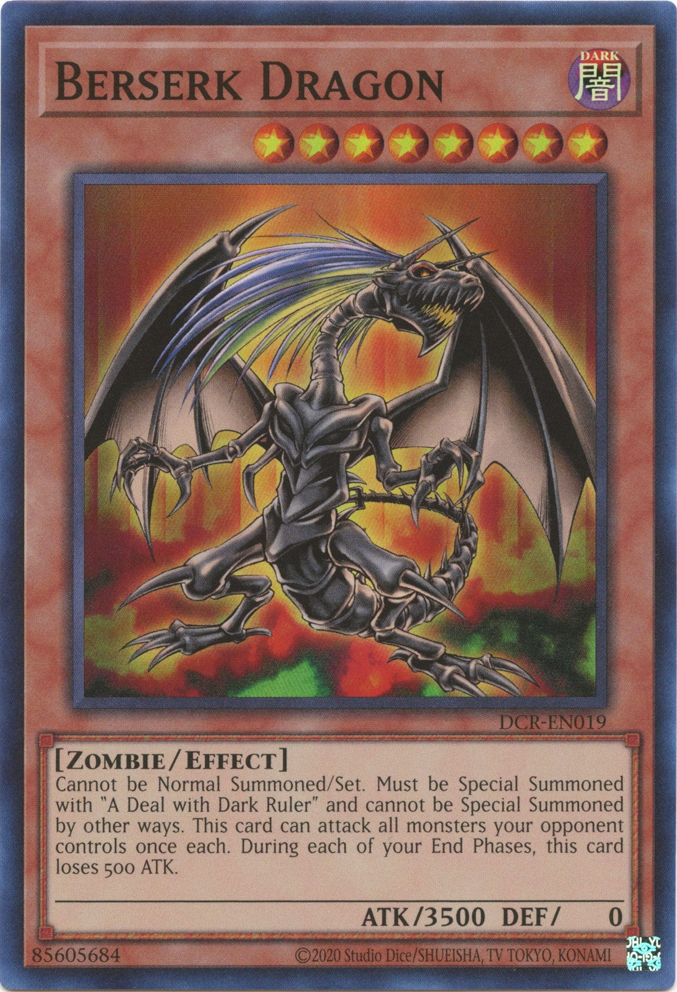 Berserk Dragon (25th Anniversary) [DCR-EN019] Super Rare | Enigma On Main