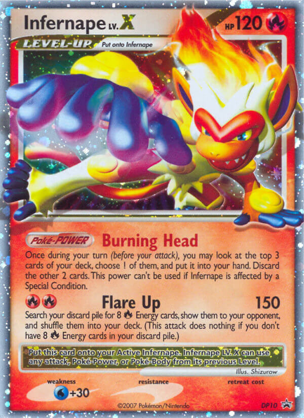 Infernape LV.X (DP10) [Diamond & Pearl: Black Star Promos] | Enigma On Main