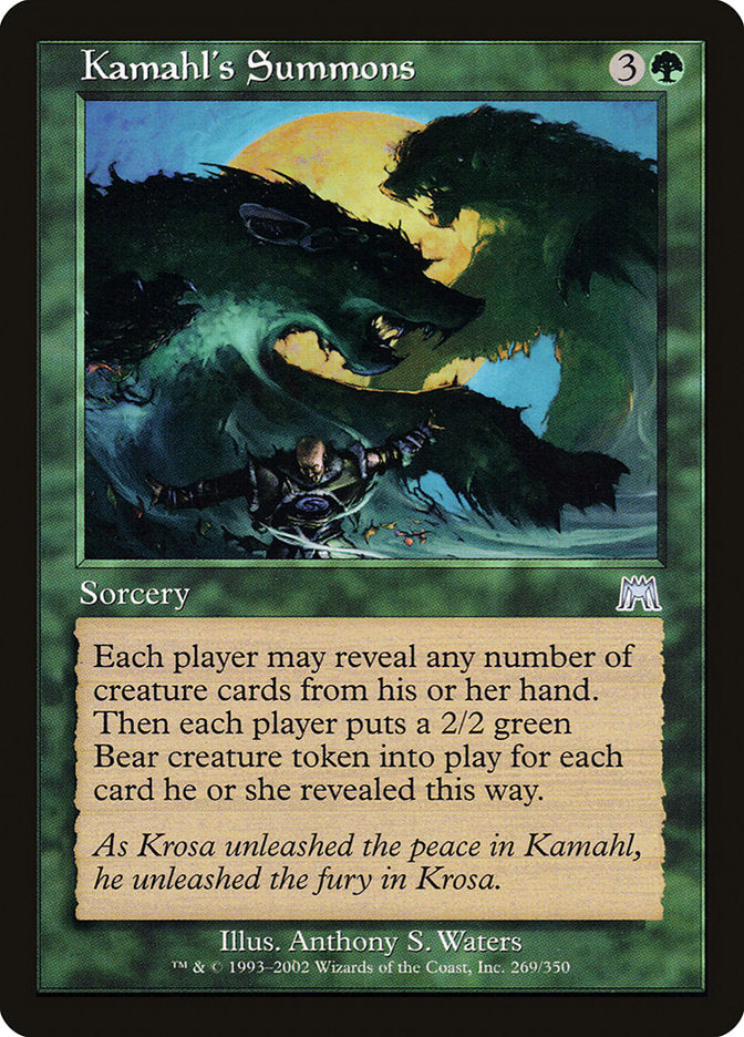 Kamahl's Summons [Onslaught] | Enigma On Main