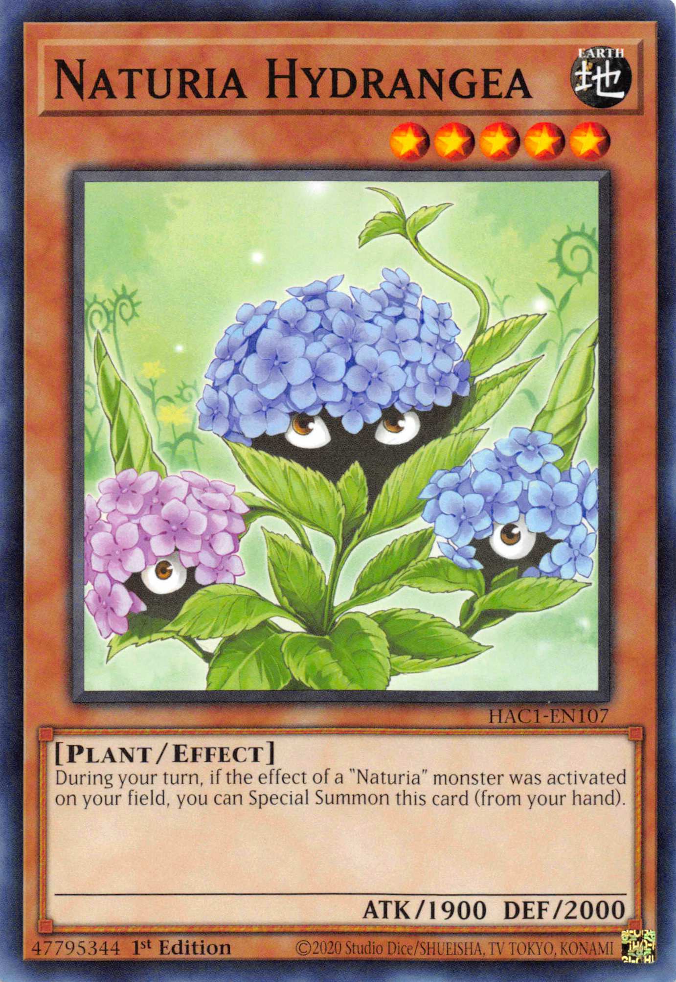 Naturia Hydrangea [HAC1-EN107] Common | Enigma On Main