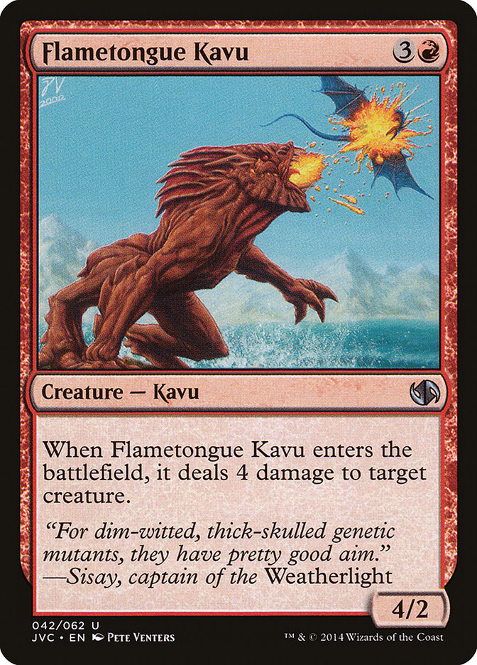 Flametongue Kavu [Duel Decks Anthology] | Enigma On Main