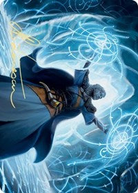 Frost Augur Art Card (Gold-Stamped Signature) [Kaldheim: Art Series] | Enigma On Main