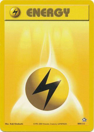 Lightning Energy (109/111) [Neo Genesis Unlimited] | Enigma On Main