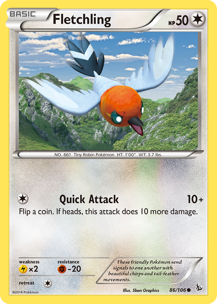 Fletchling (86/106) [XY: Flashfire] | Enigma On Main