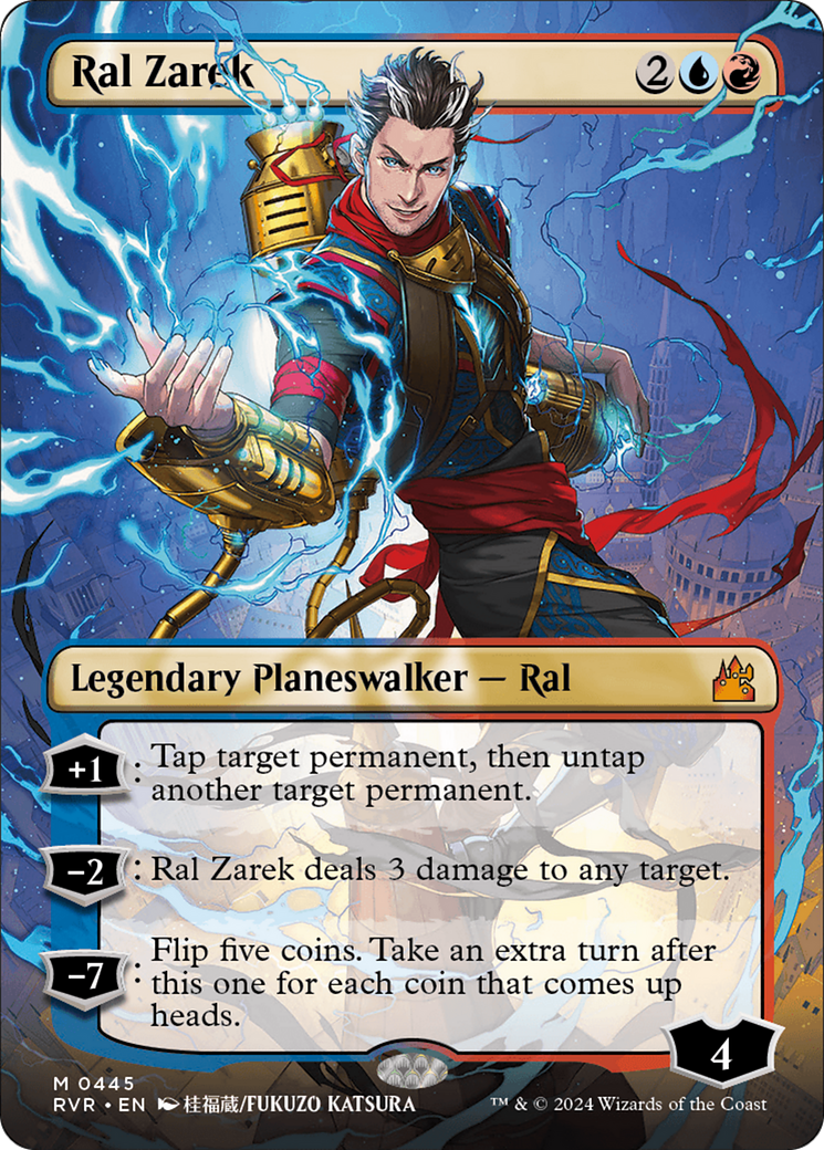 Ral Zarek (Anime Borderless) [Ravnica Remastered] | Enigma On Main