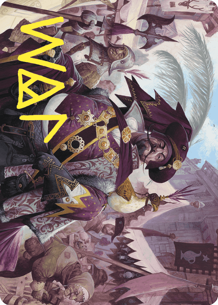 Discerning Financier Art Card (Gold-Stamped Signature) [Wilds of Eldraine Art Series] | Enigma On Main