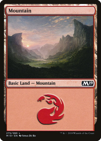 Mountain (275) [Core Set 2019] | Enigma On Main