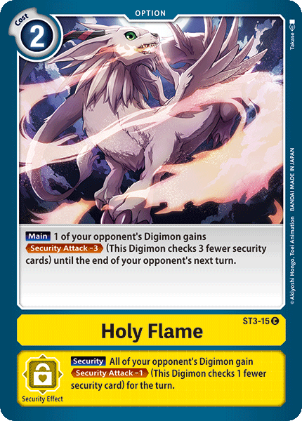 Holy Flame [ST3-15] [Starter Deck: Heaven's Yellow] | Enigma On Main