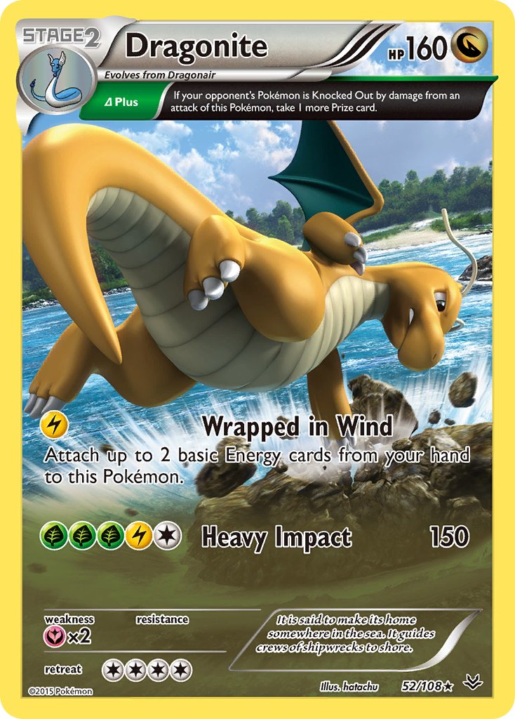 Dragonite (52/108) (Theme Deck Exclusive) [XY: Roaring Skies] | Enigma On Main