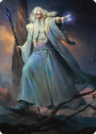 Saruman of Many Colors Art Card [The Lord of the Rings: Tales of Middle-earth Art Series] | Enigma On Main