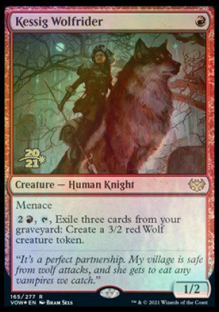 Kessig Wolfrider [Innistrad: Crimson Vow Prerelease Promos] | Enigma On Main