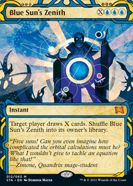 Blue Sun's Zenith (Etched Foil) [Strixhaven Mystical Archive] | Enigma On Main