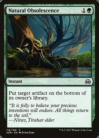 Natural Obsolescence [Aether Revolt] | Enigma On Main