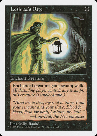 Leshrac's Rite [Fifth Edition] | Enigma On Main