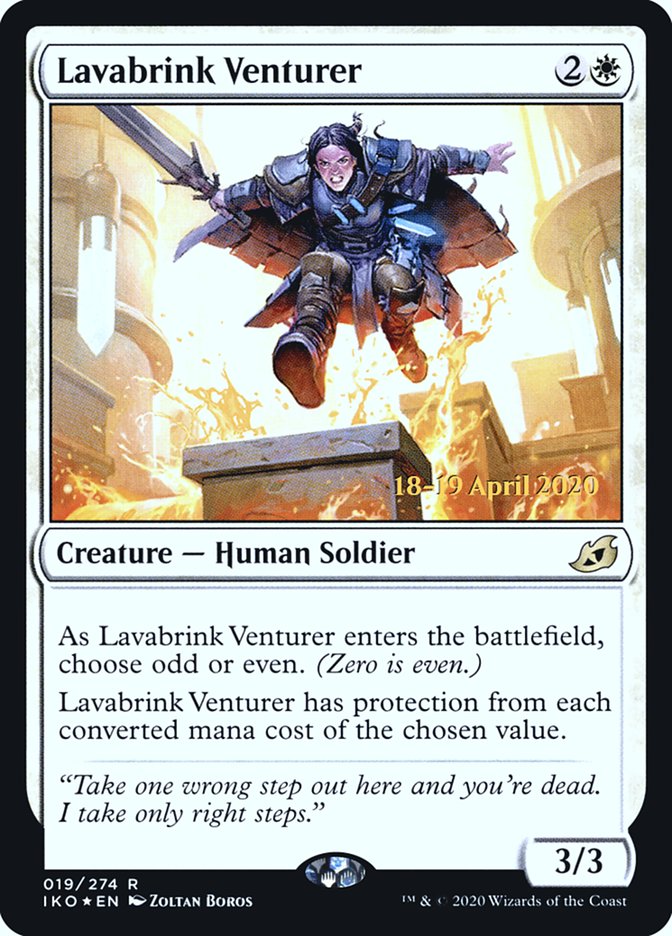 Lavabrink Venturer  [Ikoria: Lair of Behemoths Prerelease Promos] | Enigma On Main