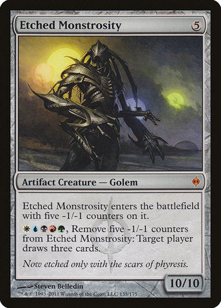 Etched Monstrosity [New Phyrexia] | Enigma On Main