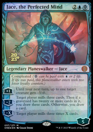 Jace, the Perfected Mind [Phyrexia: All Will Be One Prerelease Promos] | Enigma On Main