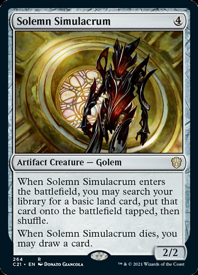 Solemn Simulacrum [Commander 2021] | Enigma On Main