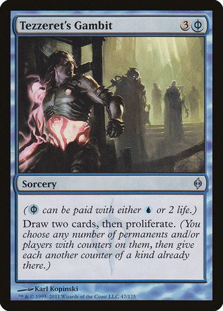 Tezzeret's Gambit [New Phyrexia] | Enigma On Main